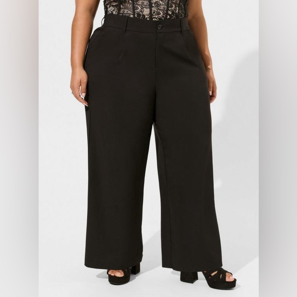 Torrid Wide Leg Pants Black Size 24